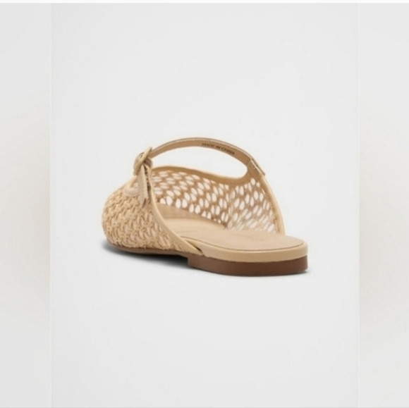 Banana Republic Ballet Mule Black Mesh Slides Mary Jane - Picture 3 of 7